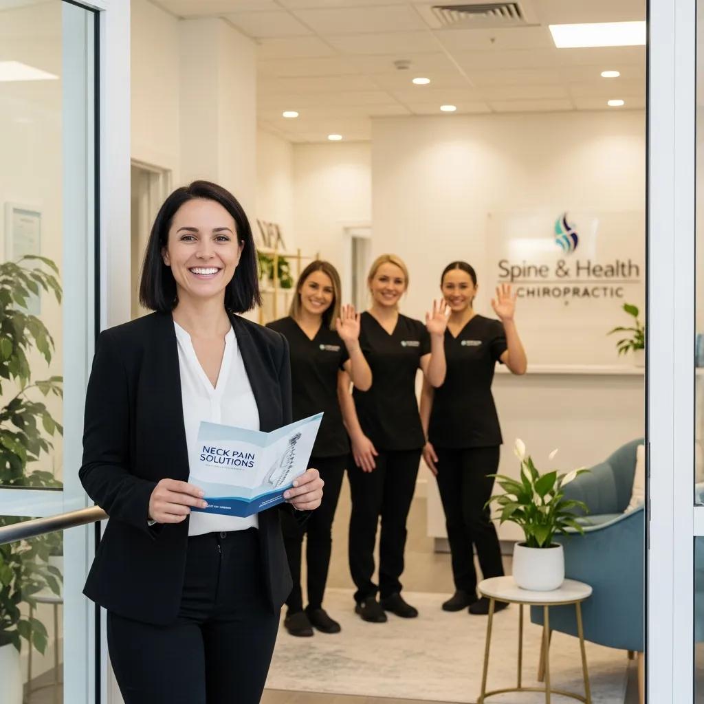 Chiropractic clinic reception area at Be Amazing Chiropractic Charlestown